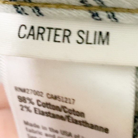 Paige Carter Slim Damen Destructed Dark Wash Cropped Skinny Jeans Size 24 - Picture 13 of 16